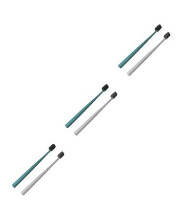 Tovinanna 6 STK toothbrushes for adult tongue tools for tooth cleaning children's toothbrush coal toothbrush automatic toothbrush maternity toothbrush oral gift soft fur