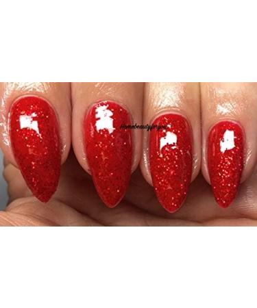 Bluesky Nail Gel Polish RED SANTAS RED DREAM Sparkly Christmas Red UV LED Soak Off - Buy Online on GoSupps.com