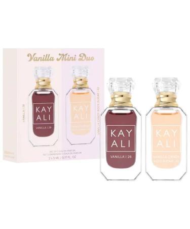 KAYALI Mini Vanilla Perfume Duo Set 2 X 5 ml (Vanilla Candy Rock Sugar 42 Eau de Parfum and Vanilla 28 Eau de Parfum)