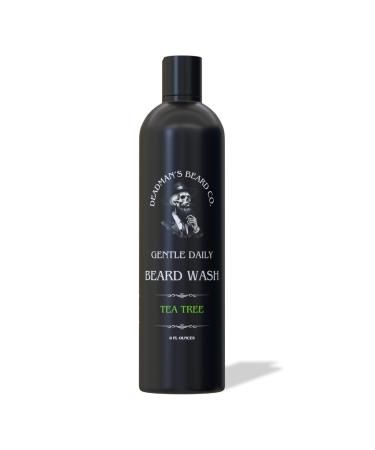 Deadman's Premium Beard Wash- Gentle and Non Stripping Beard Wash - Plant Based and All Natural - Tea Tree Scent