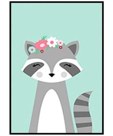 Lulupila Forest Animals Decorative Poster Set for Children's Room - Set of 6 V25 - Buy Online on GoSupps.com