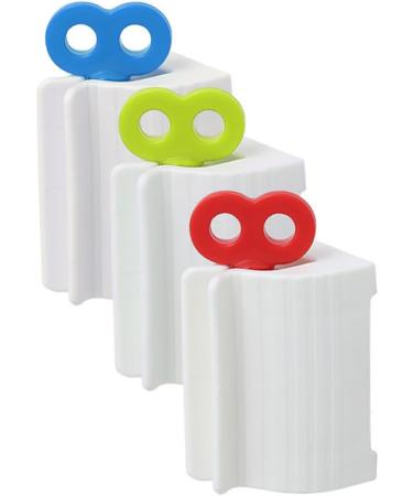 Rolling Tube Toothpaste Squeezer Rotate Toothpaste Dispenser Toothpaste Seat Stand 3PCS - Buy Online on GoSupps.com