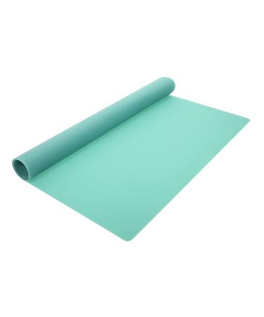VILLCASE 2pcs DIY Silicone Mat Nail Jewels Baby Silicone Plates Toddler Arts and Crafts Jewelry Casting Molds Mat Craft Mat Silicone Sheet for Epoxy Kids Placemats Nonslip Epoxy Tools Large Greenx2pcs 60X40cmx2pcs