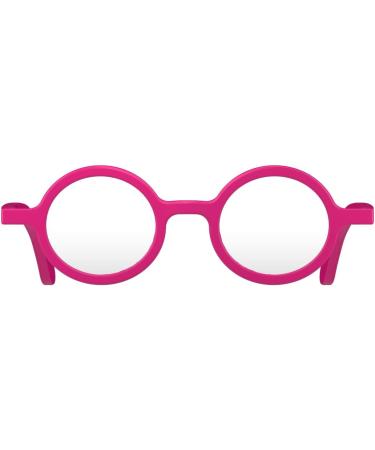 Moley London Pink Reading Glasses 1.5x - Stylish Round Readers with Spring Hinges - Buy Online on GoSupps.com