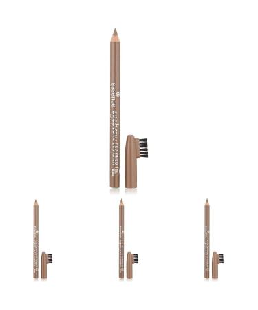 Essence Eyebrow Designer Eye Pencil eyebrow pencil No. 13 cool blonde brown defined natural vegan microplasty particles free nanoparticles free (1g) (pack with 4) 020 wake up your lips 1 piece (4 Pack)