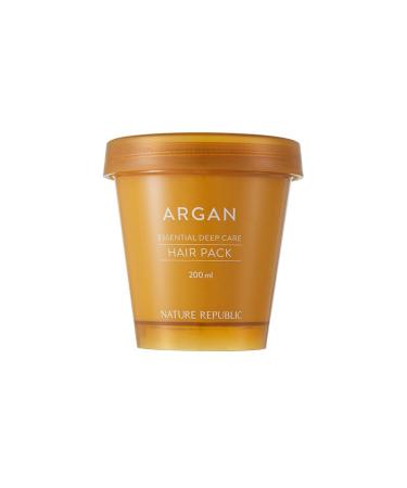 Nature Republic Argan Essential Deep Care Hair Pack 200ml dry hair heat damaged hair color-treated hair