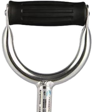 Crutches Stainless Steel Thickened Crutches for The Elderly Adjustable Lightweight Non-Slip Walking Stick (Color : Silver) Smooth Sailing - Buy Online on GoSupps.com