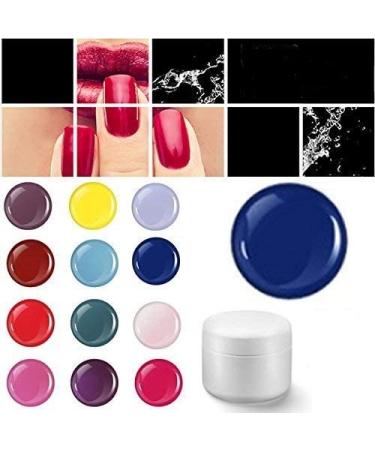 EuBeCos Wetlook Color Gel 5 ml - 80 Pure Blue - without sweat layer! PROFESSIONAL STUDIO QUALITY - MADE IN GERMANY