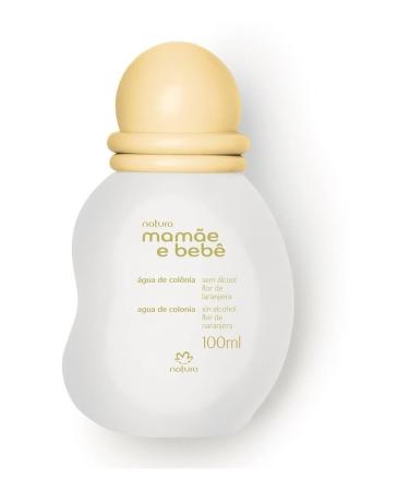 natura - Linha Mamae e Bebe - Agua de Colonia Flor de Laranjeira sem Alcool 100 Ml - (Mom & baby Collection - Orange Blossom Cologne without Alcohol 3.38 Fl Oz)
