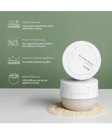 Buy LU PIUM Rice Deep Cleanser Cream Mask 300ml - Nourishing Skincare for All Skin Types | International Shipping Available - Buy Online on GoSupps.com
