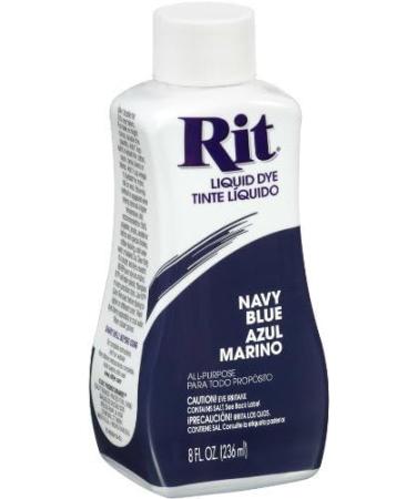 Rit Liquid Dye Black 8 Oz & Navy Blue Fabric Dye 8-Ounce - Set of 2 - Buy Online on GoSupps.com