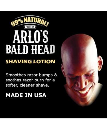 Arlo's Bald Head Shaving Lotion 6 oz - Smooth and Nourishing Shave Solution - Buy Online on GoSupps.com