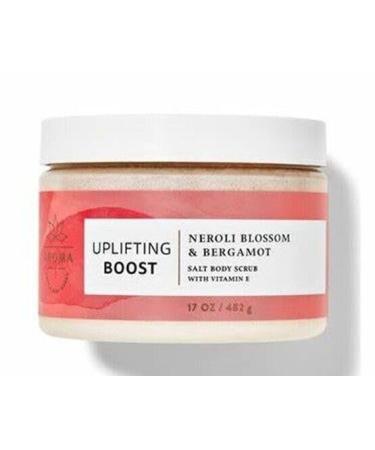 Care 24 Hours Moisture Body Butter salt body scrub Shea & Coco Butter you choose (17 oz UPLIFTING BOOST Neroli Blossom & Bergamot Salt Body Scrub) UPLIFTING BOOST Neroli Blossom & Bergamot Salt Body Scrub 6.5 Fl Oz (Pack o