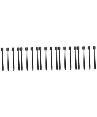 Lurrose manual toothbrush 20 pieces soft toothbrush portable toothbrush brevi toothbrush toothbrush with soft bristle toothbrush for adult toothbrush child round tube travel pp fold