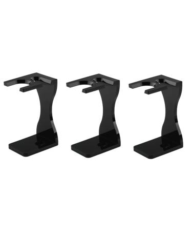 Angoily 3 Pieces Beard Brush Holder Man Household Toilet Paper Acrylic