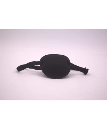 Adjustable Black Single Eyepatch for Amblyopia Correction | Concave Shape for Comfort | Adults & Kids Halloween Eye Cover - Buy Online on GoSupps.com