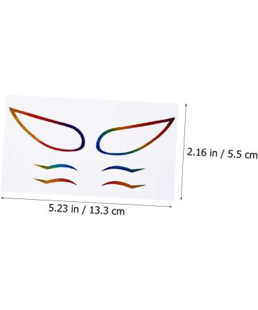  Didiseaon Didiseaon 12 Sets Colored Eyeliner Stickers Eyeliner Strip Sticker Eye Line Sticker Eye Makeup Sticker Beauty Supply Women Makeup Sticker - Buy Online on GoSupps.com