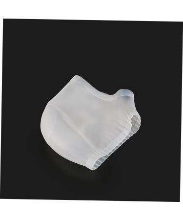 FRCOLOR 1 Pair Silicone Heel Protector Silicone Heel Sleeves Anti- Slip Silicone Feet Heel Socks Non Skid Socks Gelt Silicone Gel Foot Care Protector Spa White Men and Women Moisture Cream medium - Buy Online on GoSupps.com
