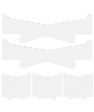 Jorzer Neck Lift Tape 20Pcs Elastic Neck Strips Self-adhesive Neck Tape Sweatproof Reusable Wrinkle Removing Neck Tightening Tape Semitransparent Neck Tape Neck Lift Tape Neck Strips.