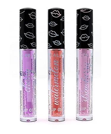 Feel Foxy Tinted Lip Oil Trio - Strawberry Watermelon Cherry | Hydrating & Long-lasting | International Shipping - Buy Online on GoSupps.com