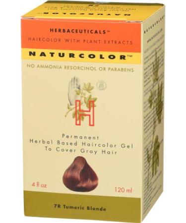 naturcolor Haircolor - Turmeric Blonde Hair Dye  4 Fl Oz (7R) 7R - Turmeric Blonde 4 Fl Oz (Pack of 1)