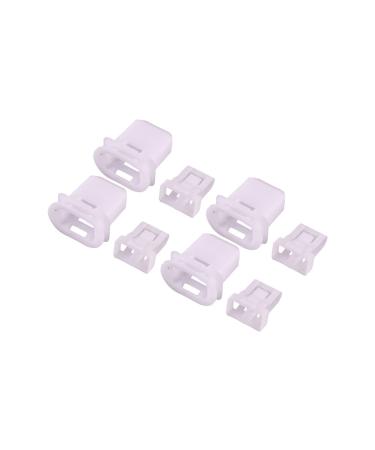 NinWelly jfqm 4 Sets White Car Rear Back Seat Cushion Pad Fixing Clip Buckle Holder Accessories Fit for GM Fit for Chevrolet