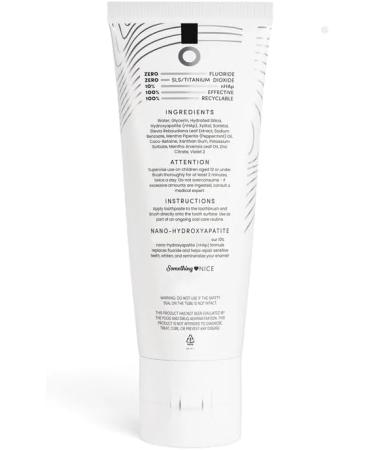 Zero 10% Nano Hydroxylapatite Toothpaste for Long-Lasting Enamel Protection 10% Nano Hydroxylapatite Toothpaste Nanohydroxyapatite Toothpaste Toothpaste for Sensitive Teeth (1PC) - Buy Online on GoSupps.com