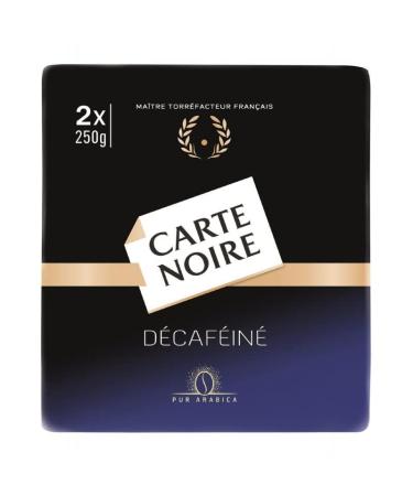 G n rique CARTE NOIRE Decaffeinated Ground Coffee 500 g - Intense & Balanced Flavour - Finely Ground for Coffee Makers - Pack of 3