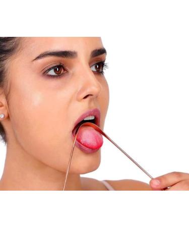 100% Copper Tongue Cleaner Set of 2 | Effective Solution for Bad Breath | Ship Worldwide - Buy Online on GoSupps.com