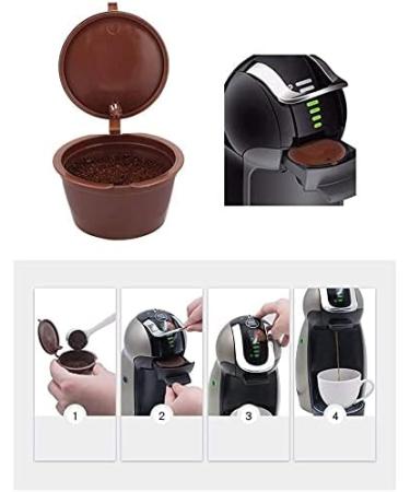 Capsules de caf r utilisables dosettes de caf paniers caf rechargeables en plastique compatibles avec les bouilloires design attrayant - Buy Online on GoSupps.com