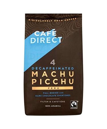 4X Cafedirect Fairtrade Machu Picchu Decaf Coffee 227g
