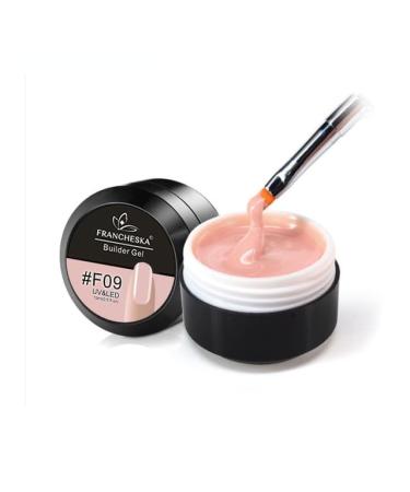 15ml Jelly Nail Extension Gel Pink Clear Pink White Quick Building Sock Off UV LED Phototherapy Varnish Gel Nail Polish - (Color: 9)