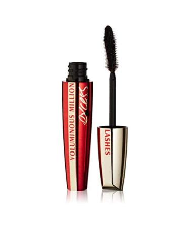 L'Oreal Voluminous Million Lashes Excess Mascara 459 Blackest Black .31oz (Pack of 2)