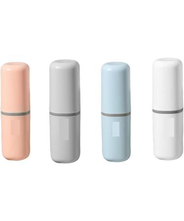Digjobk Pink Travel Toothbrush Holder & Toothpaste Organizer - Portable Bathroom Storage Cup - Buy Online on GoSupps.com