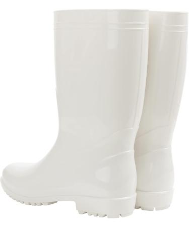 Comwarm Men's Black PVC Mid-Calf Rain Boots - Size 11.5 | Waterproof, Anti-Slip Outdoor Work Rubber Boots - Buy Online on GoSupps.com