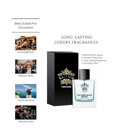 EMS Tom Forde Black Orchid For Women | Woody Aromatic Fragrances | Long Lasting Women Perfume | Fragrance Sutaible for Any Occasion | Gift For Her 50ml 1.7fz ol - Buy Online on GoSupps.com