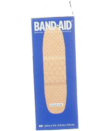 60 Count Plastic Band Aid Adhesive Bandages - Flexible & Durable - First Aid Essentials - Buy Online on GoSupps.com