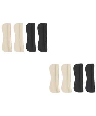 Gatuida 8 Pairs Heel Cushion Pads Heel Grips Shoe Pads Sticky Heel Grips Insoles for High Heels Sticky Heel Cushions High Heel Shoe Stickers Whelping Mat Anti Men and Women Microfiber