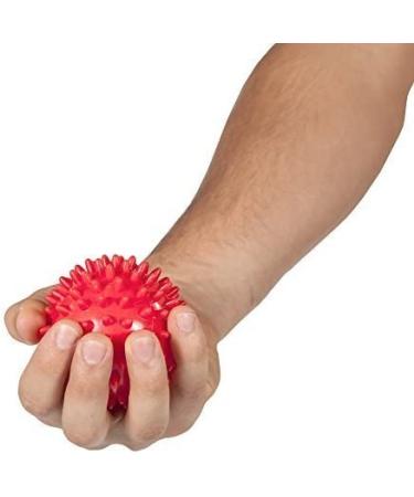 Spiky Massage Ball for Deep Tissue Therapy - Foot Massager for Plantar Fasciitis - Compact Muscle Roller for Body Massage - Buy Online on GoSupps.com