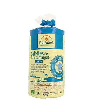 Priméal - Camargue Rice Cakes Without Salt 100% France 130G - Sold per unit