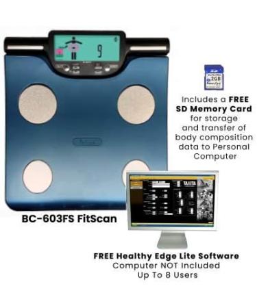 TANITA BC-603 FS FITSCAN Segmental Body Composition Monitor with SD Card - Track Your Fitness Progress Easily - Buy Online on GoSupps.com