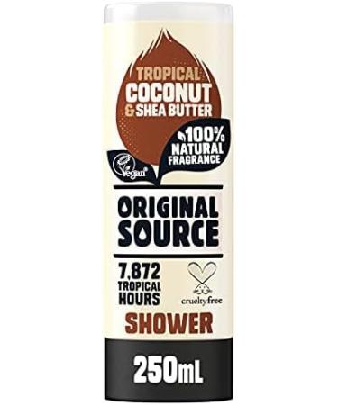 ORIGINAL SOURCE Source Gel Douche Noix de Coco & Beurre de Karit 250 ml - Lot de 6 Sel de mer et douche de samphire - Buy Online on GoSupps.com