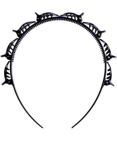 Xuniu Punk Hair Styling Twist Clip Barrette - Magic Braid Tool & Headband Hair Accessories for Effortless Styling - Buy Online on GoSupps.com