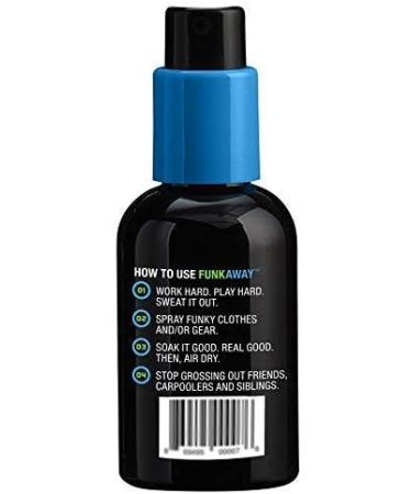 Funk Away Odor Eliminator Spray 3.4 oz. - 6 Pack for Shoes, Clothes, and Gear (Non-Aerosol) - Buy Online on GoSupps.com