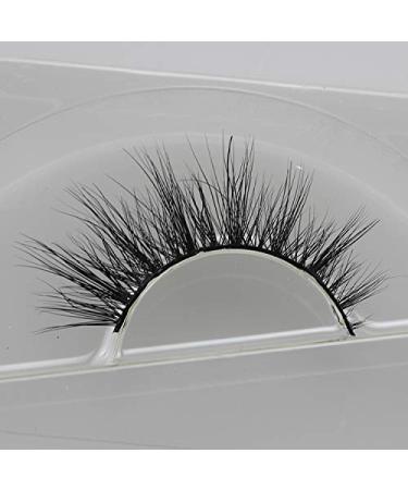 1 Pair 3D Mink Eyelashes - Fluffy Handmade Reusable Criss-Cross False Lashes for Natural Makeup | F07 - Buy Online on GoSupps.com