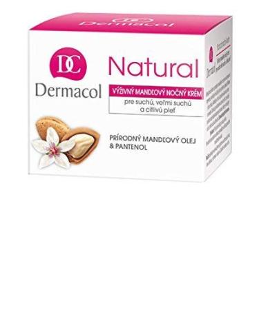 Dermacol a s NATURAL ALMOND NIGHT CREAM Night Deep Care for dry very dry and sensitive skin 50 ml Made in Czech Republic