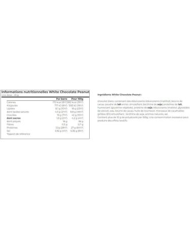 Hej Nutrition | Crispy Protein Bar (45g) | Protein Bars | 14g Protein - White Chocolate Peanut - Buy Online on GoSupps.com