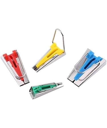Yosoo Fabric Bias Tape Maker Awl Kit Set - Sewing Quilting Binding Tool Guide Strip - 6/12/18/25mm - 6pcs - Buy Online on GoSupps.com