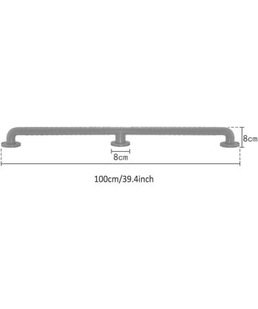 Stair Handrail Handrail for Bathroom or Stairs Stainless Steel Nylon Antibacterial Non-slip Fence Handle Bathroom Handicap Safety Grab Bar Waterproof Grab Rail Balance Assist Safe - Buy Online on GoSupps.com