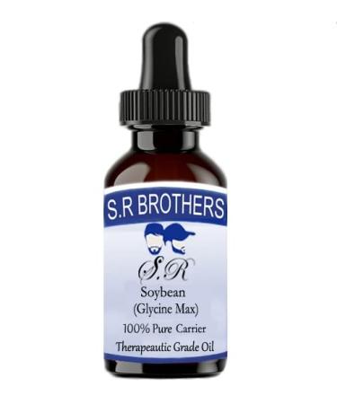 SR Brothers Soybean (Glycine Max) Pure and Natural Therapeutic Carrier Oil 15 ml